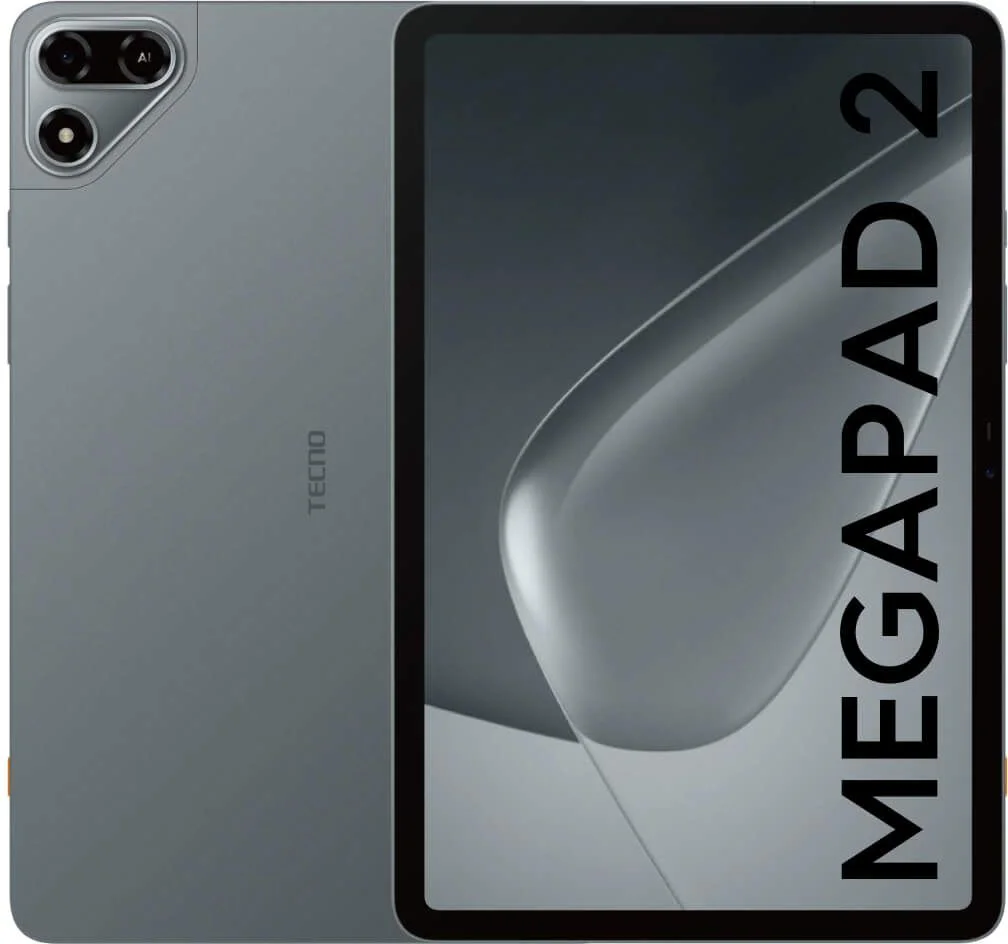 Планшет Tecno MegaPad 2 T1103 G99 2.0 8C RAM6Gb ROM128Gb 10.95" IPS 2560x1600 4G Android 16 серый 8Mpix 8Mpix BT WiFi microSD 2Tb 8200mAh 1776hrs (T1103 128+6 SPACE GREY)