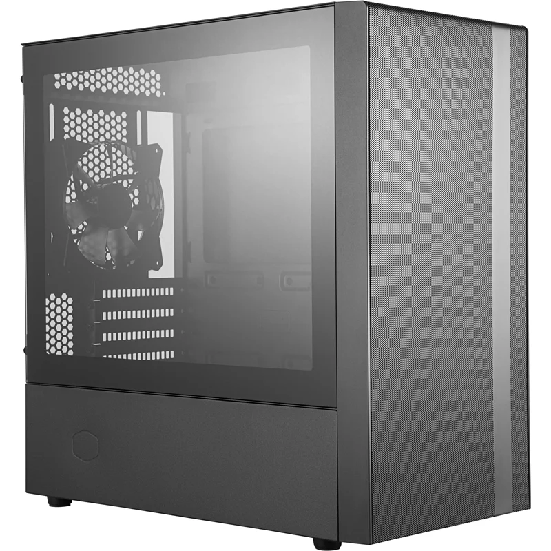 Cooler Master MasterBox NR400, w/ o ODD, 2xUSB3.0, 2x120Fan, w/ o PSU, mATX, Black (MCB-NR400-KGNN-S00)