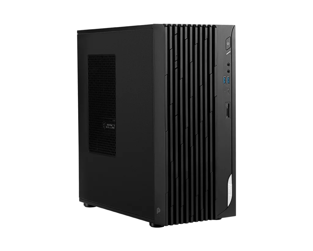 Компьютер Мини MSI Pro DP180 14A-875XRU i5 14400 (2.5) 16Gb SSD512Gb UHDG 730 CR без ОС 2.5xGbitEth+1xGbitEth WiFi BT 500W черный (9S6-B0A741-1068)