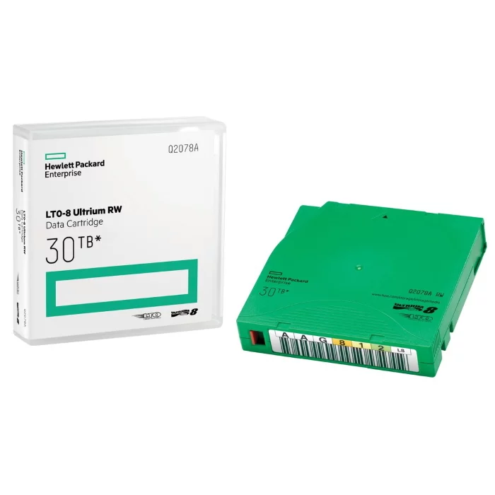 Картриджи/ HPE LTO-8 30TB RW Non Cust Lbl 20 Crtg (Q2078AN)
