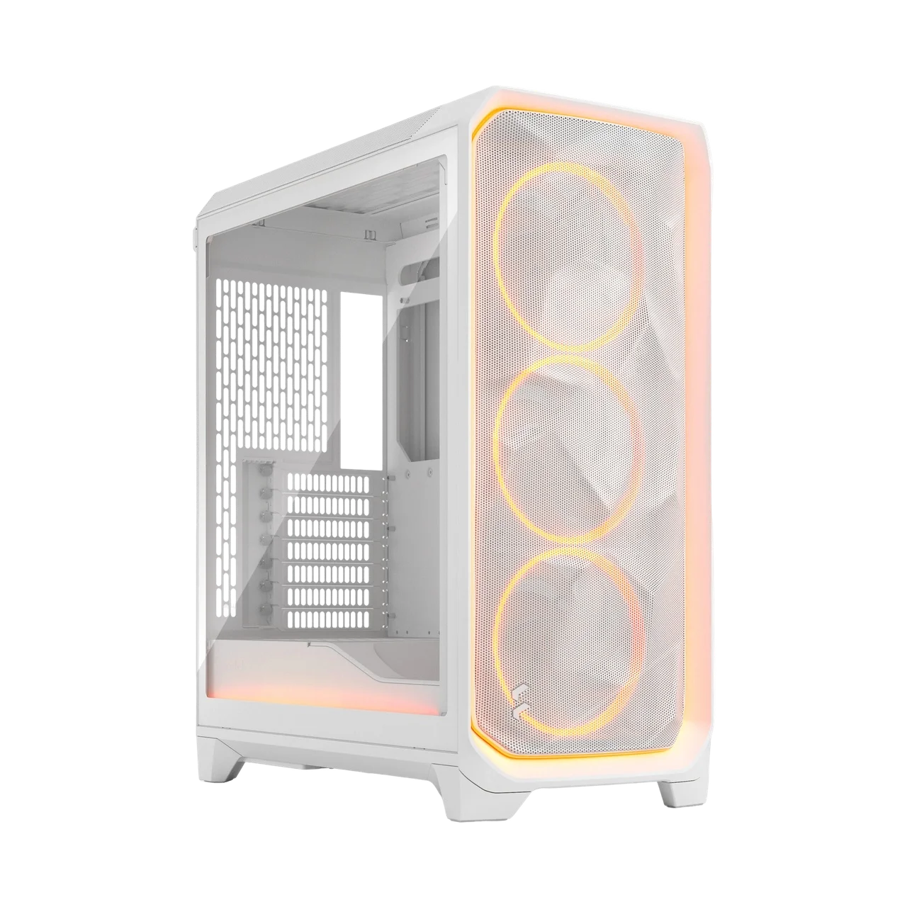Корпус Компьютер без блока питания/ Case Fractal Design Meshify 3 Ambience Pro RGB TG Light Tint, Full-Tower, 3x140mm ARGB, 2xUSB-A 3.2 + 1xUSB 3.2 Type-C, E-ATX, ATX, mATX, mITX, White (FD-C-MES3A-05)