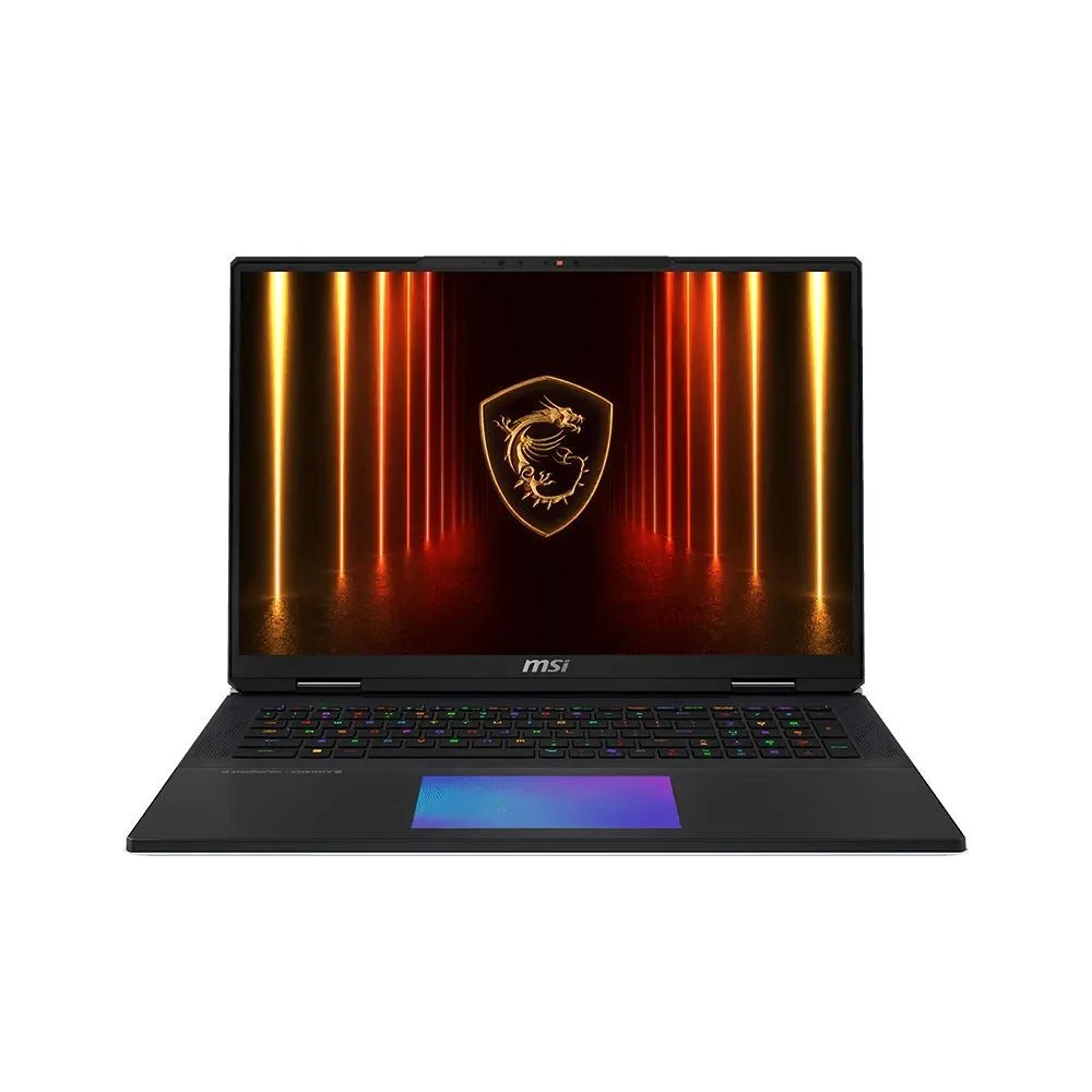 ноутбук MSI Titan 18 HX A2WJ Ultra9 290HX 18" 16:10 UHD+ (3840x2400)240Hz DDR5 64GB (32GB*2),2TB SSD,NV RTX 5090 (24GB GDDR7),99Whr,3,6kg,2y,Win11Home,Black (9S7-182411-1049)