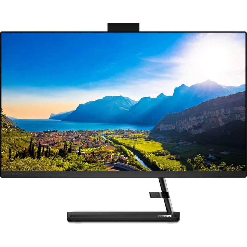 Моноблок Lenovo IdeaCentre AIO 3 27IAP7 27"(1920x1080 IPS)/Core i5 12450H(2Ghz)/16Gb/512SSDGb/noDVD/BT/WiFi/8.82kg/black/noOS + RU kbd, mouse USB (F0GJ00PVRU)