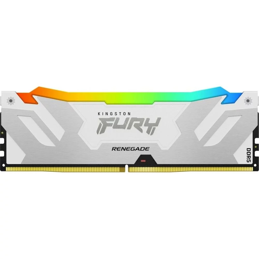 Модуль памяти Kingston 24GB DDR5 8000 FURY Renegade White RGB Non-ECC Unbuffered DIMM CL38 (KF580C38RWA-24)
