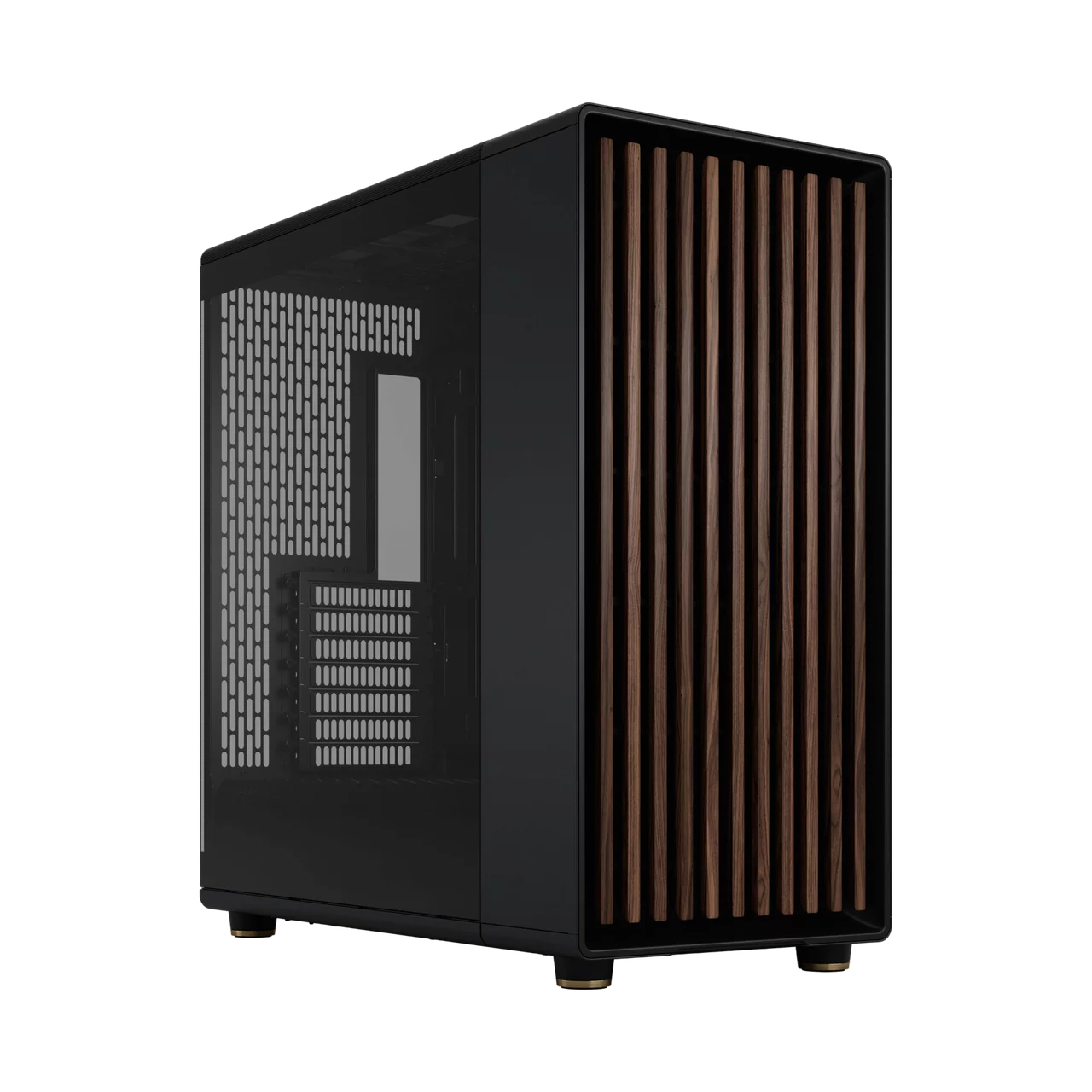 Корпус ПК без блока питания/ Case Fractal Design North XL RC Charcoal TG Dark, Full-Tower, 3x140mm, 2xUSB-A 3.0 + 1xUSB 3.2 Type-C, ATX, mATX, mITX Black (FD-C-NOR1X-05)