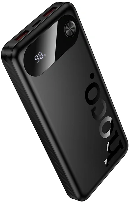Мобильный аккумулятор Hoco J154 10000mAh QC3.0/PD3.0 22.5W 3A 2xUSB-A/USB-C черный (60747)