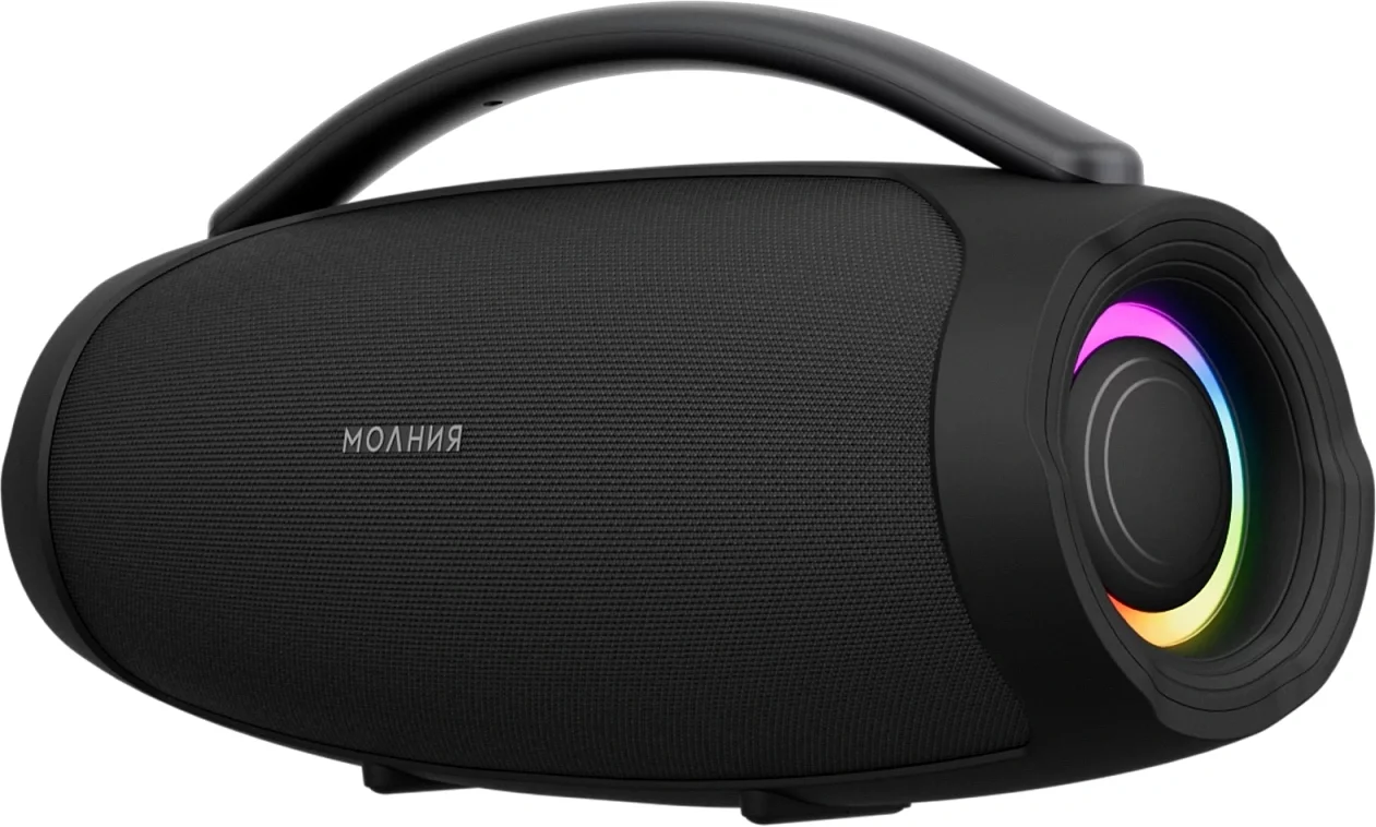 Колонка порт. Ural Молния Тренд черный 180W 1.1 BT/3.5Jack/USB-C 10м 4500mAh (УРАЛ МОЛНИЯ ТРЕНД)
