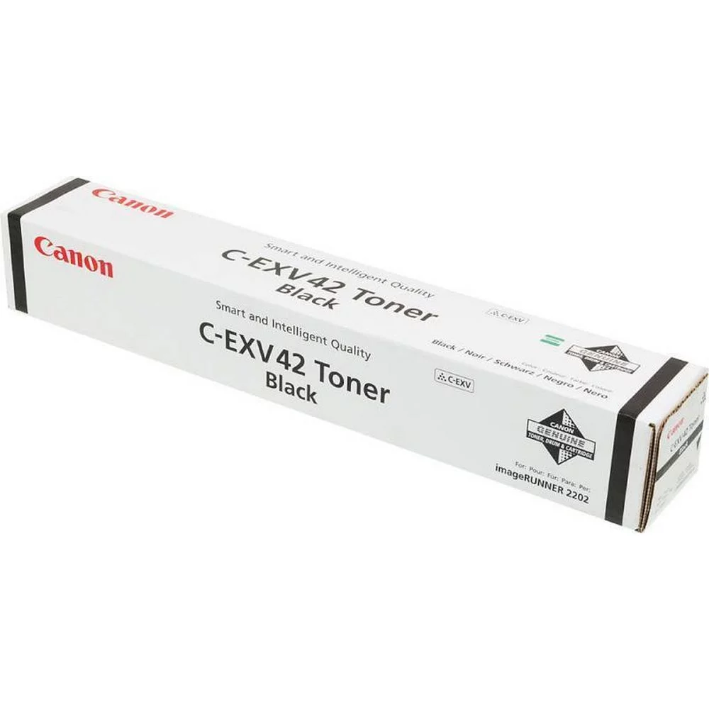 Тонер C-EXV 42 Black (черный) для imageRUNNER 2202/ 2202N/ 2204/ 2204N/ 2204F/ 2206/ 2206N (ISO 10200 стр) (6908B002AA)