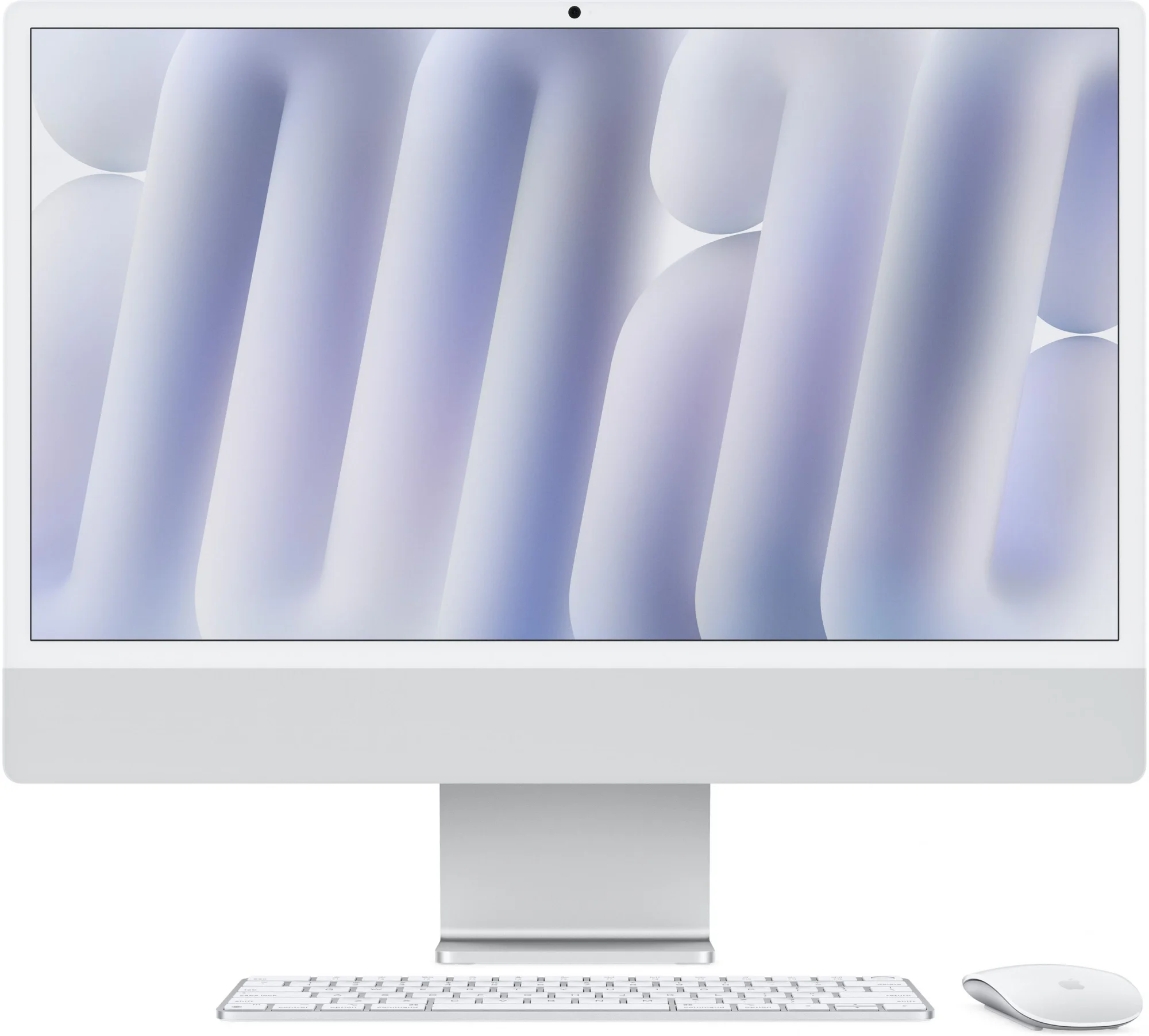 Моноблок Apple iMac A3137 24" 4.5K M4 10 core (4) 16Gb SSD512Gb 10 core GPU macOS WiFi BT 143W клавиатура мышь Cam серебристый 4480x2520 (MWUV3ZP/A)