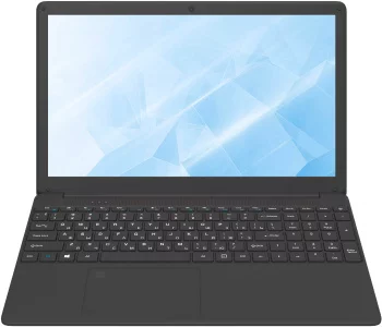 Ноутбук IRU Калибр 15CLG1 Core i3 10110U 8Gb 1Tb 15.6" IPS FHD (1920x1080) DOS black WiFi BT 4500mAh (1882285)