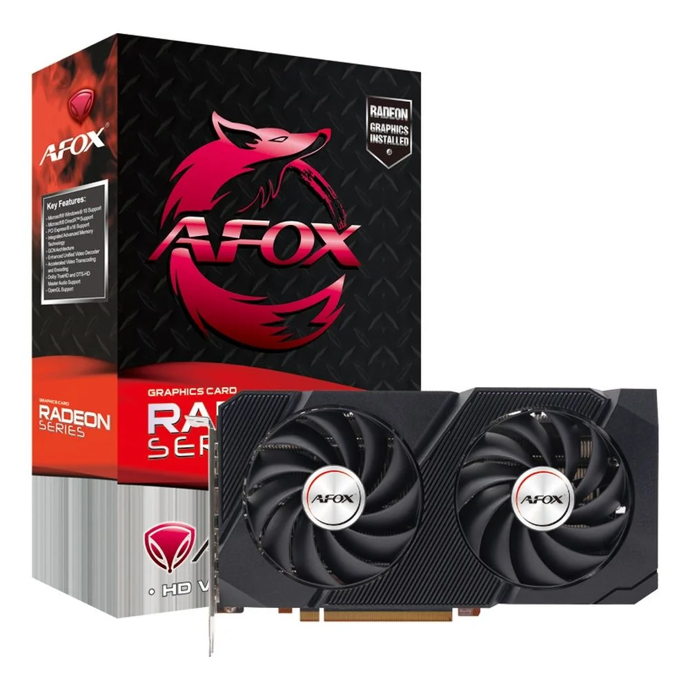 Видеокарта Afox RX6650XT 8GB GDDR6 128bit 3xDP HDMI 2FAN RTL (AFRX6650XT-8GD6H6)