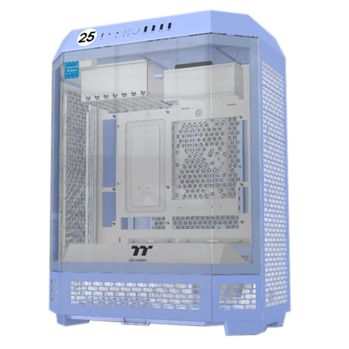 Корпус Thermaltake CA-1Z1-00MFWN-00 Win/SPCC/Tempered Glass*3/CT140 White Fan*2/Color Box/With Screen Metal Panel