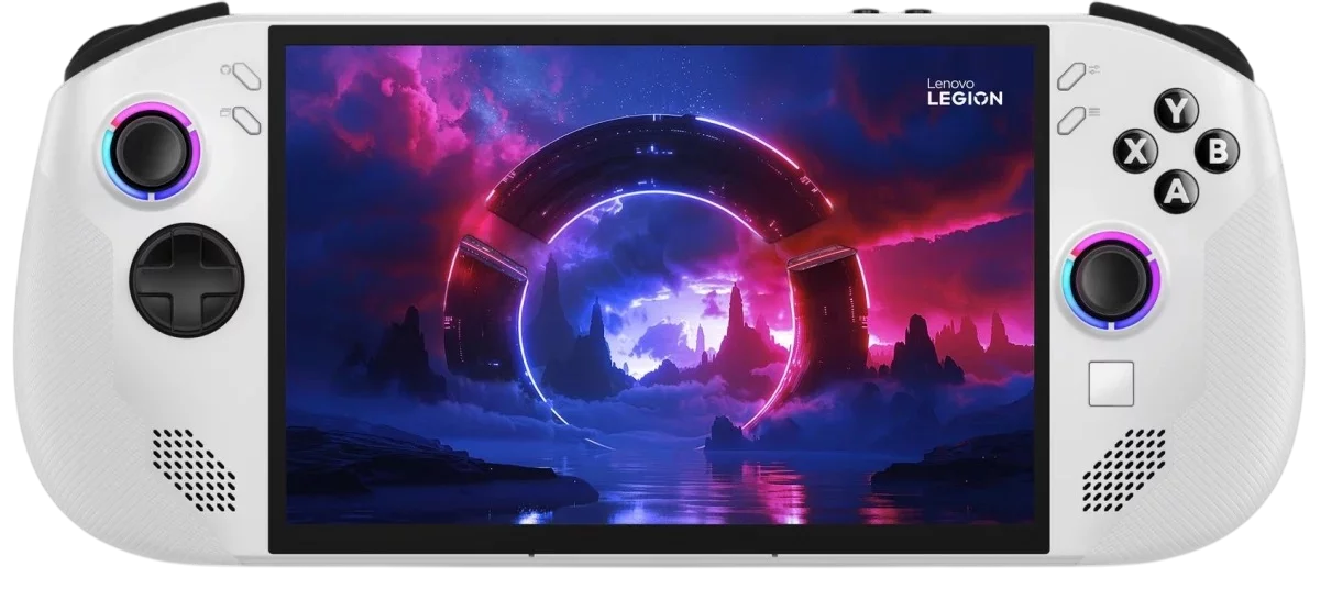 Планшет/ Lenovo Legion Go S 8ARP1, AMD Ryzen™ Z2 GO (3.00GHz, 8MB), 8" WUXGA Touch, W11HSL64 RUS, 32.0GB, 1x1TB SSD M.2 2242 PCIe Gen4 TLC, Glacier White, AMD Radeon™ Graphics, BT 5.3,Wi-Fi 6E 2x2 AX, (83L3001BRK)