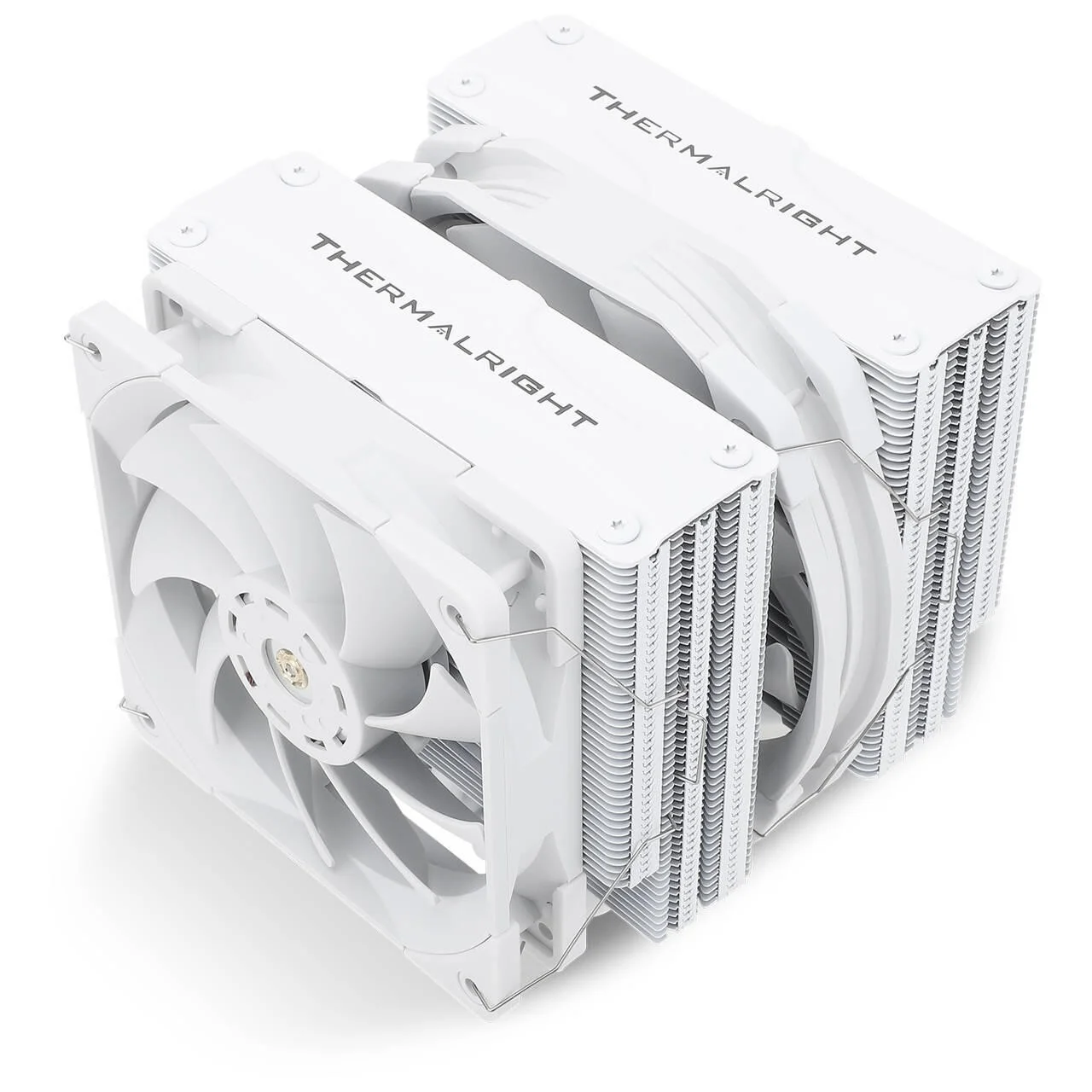 Thermalright Кулер Frost Commander 140 White LGA115X/1200/1700/2011/-3/2066/AM4/AM5 (Dual Tower, 120mm + 140mm PWM Fan, медное основание, 5 тепл. трубок 8мм) / TRFC140W