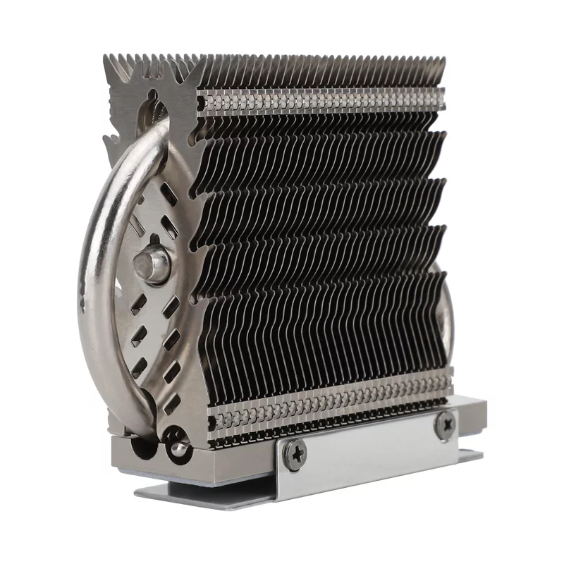 Радиатор к SSD/ SSD Cooler Thermalright M.2 HR-09 2280 PRO SSD (Radiator, Al, M.2 2280, Heat pipes:2x6mm, 86x24x74mm, Silver) (TR-M.2 HR-09 2280 PRO SSD)