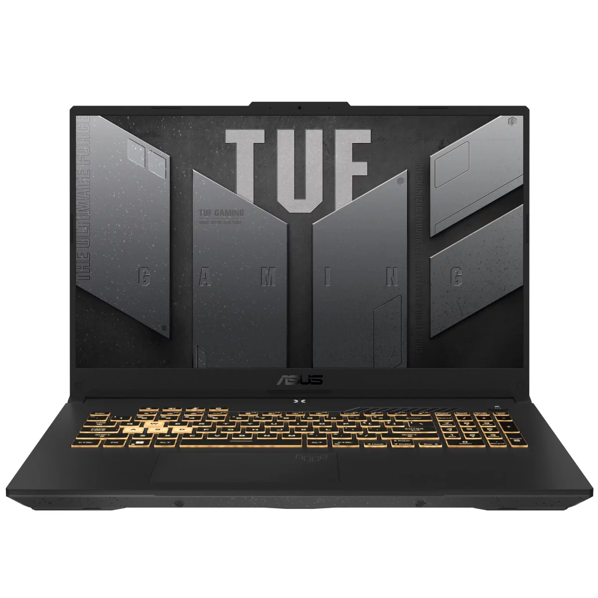 Ноутбук/ ASUS TUF F17 FX707ZC4-HX097 17.3"(1920x1080 (матовый, 144Hz) IPS)/Intel Core i5 12500H(2.5Ghz)/16384Mb/512PCISSDGb/noDVD/Ext:nVidia GeForce RTX3050(4096Mb)/Cam/BT/WiFi/56WHr/2.6kg/Mecha Gray/DOS (90NR0GX1-M00740)