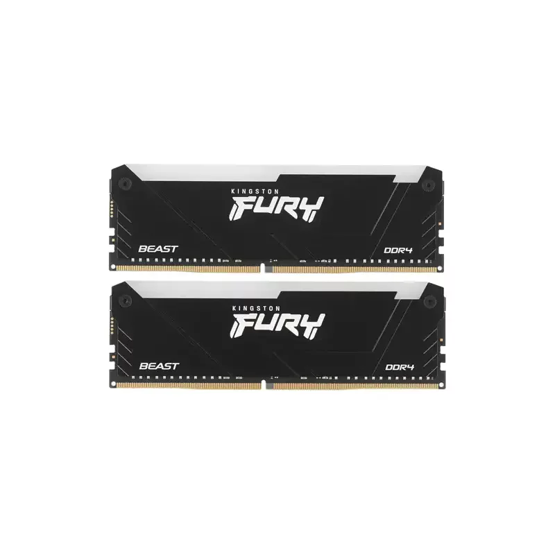 DDR 4 DIMM 64Gb PC28800, 3600Mhz, Kingston FURY Beast Black RGB CL18 (Kit of 2) (KF436C18BB2AK2/64 (retail)