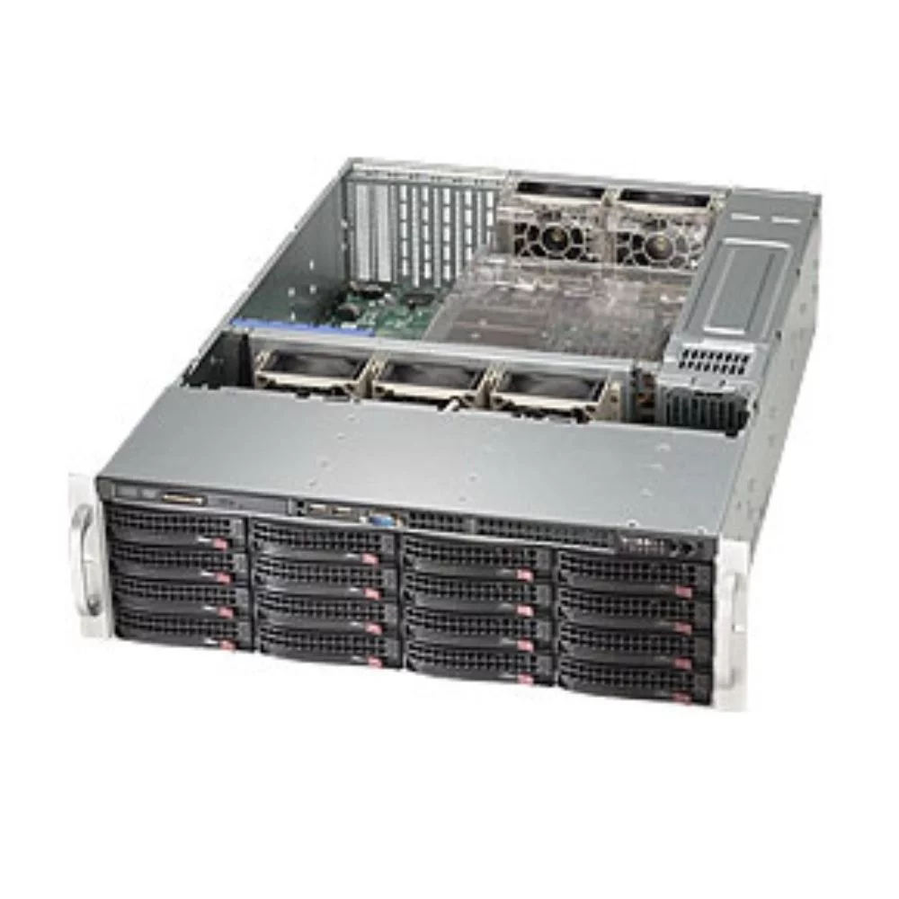 Корпус серверный SuperMicro Bad Pack CSE-836BE1C-R1K23B Black 16xHotSwap SAS/ SATA, WIO 1200W HS 3U RM (268900) bp (CSE-836BE1C-R1K23B||BP)