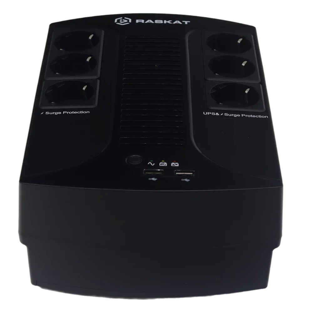 Источник бесперебойного питания ИБП Raskat VS-850VA 850VA, 510Вт, 6хCEE 7