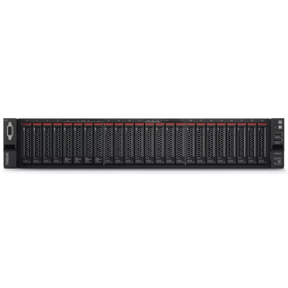 *Сервер Lenovo 7Z73TA8500 SR650 V2 Xeon Silver 4309Y (8C 2.8GHz 12MB Cache/ 105W), 32GB (1x32GB, 3200MHz 2Rx4 RDIMM), 8 SAS/ SATA, 9350-8i, 1x750W Platinum, 5 Standard Fans, XCC Enterprise, Toolless V2 Rails
