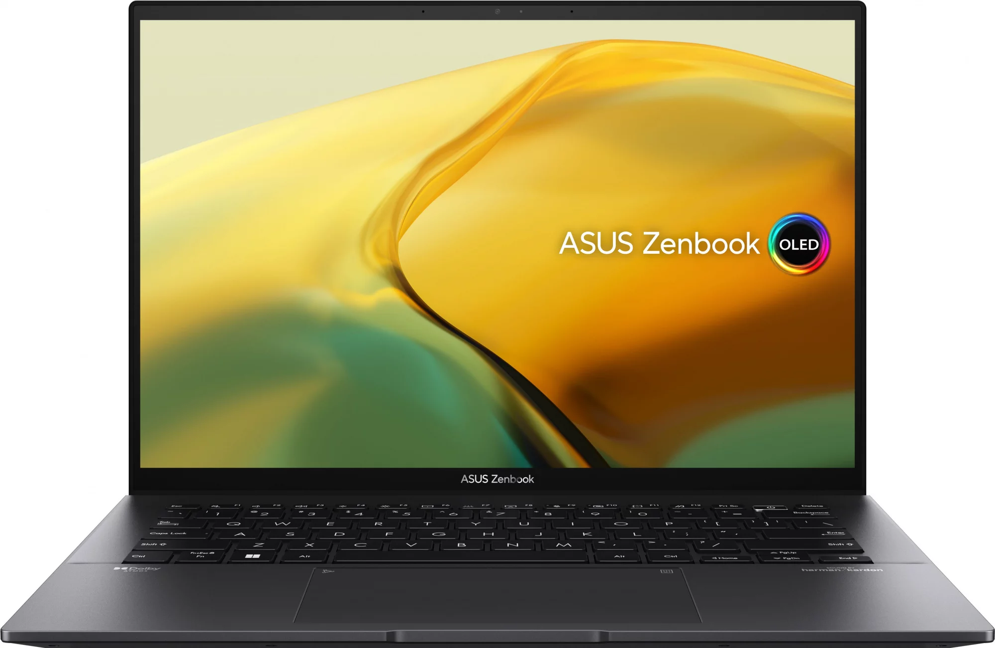 Ноутбук Asus Zenbook 14 UM3402YA-KP660 Ryzen 7 7730U 16Gb SSD1Tb AMD Radeon Graphics 14" IPS WQXGA (2560x1600) без ОС black WiFi BT Cam Bag (90NB0W95-M014W0)