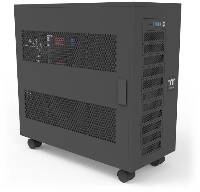 Корпус Thermaltake AX700 черный без БП XL-ATX 18x120mm 18x140mm 2x200mm 4xUSB3.0 audio bott PSU (CA-11B-00F1NN-00)