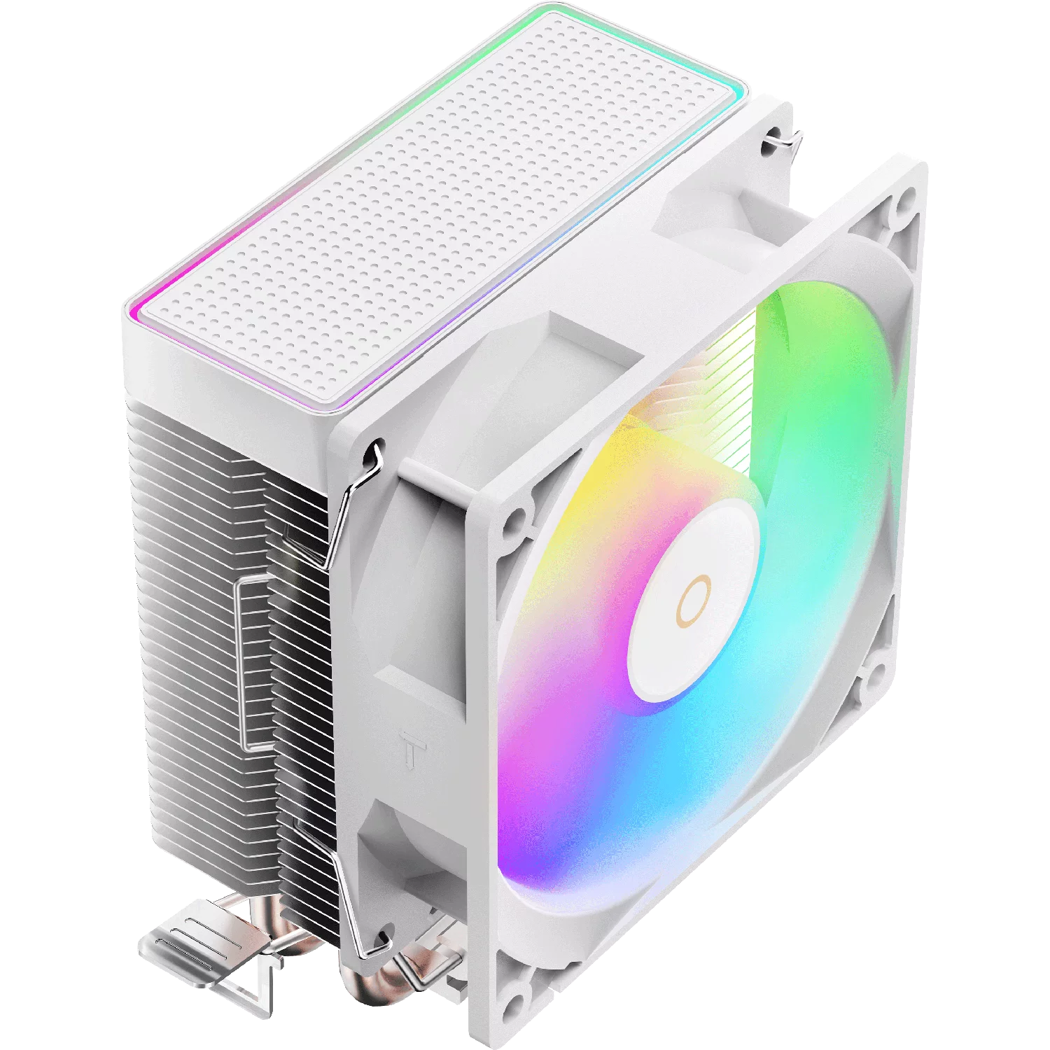 Кулер для процессора/ CPU Cooler Ocypus Gamma A20 WH ARGB (110W, 3-pin, 122.5mm, Al/ Cu, 2x6mm, ARGB, 1x92mm, 32CFM, 21dBA, 1900RPM, S: 1851/ 1700/ 1200/ 115X, AM5/ AM4, white) (GAMMA-A20-WH1AAWN00F-GL)