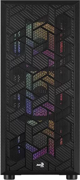 Корпус Aerocool Hive-G-BK-v2 черный без БП ATX 4x120mm 2x140mm 1xUSB2.0 2xUSB3.0 audio bott PSU (ACCM-PV27043.11)