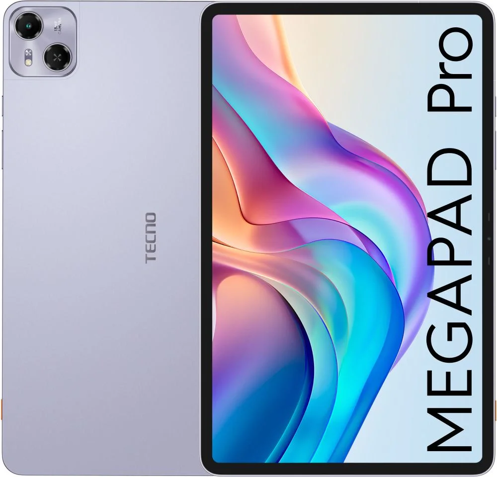 Планшет Tecno MegaPad Pro T1201 G100 (2.2) 8C RAM8Gb ROM128Gb 12" IPS 2000x1200 4G Android 14 фиолетовый 13Mpix 5Mpix BT WiFi microSD 1Tb 10000mAh (T1201 128+8 AURORA PURPLE)