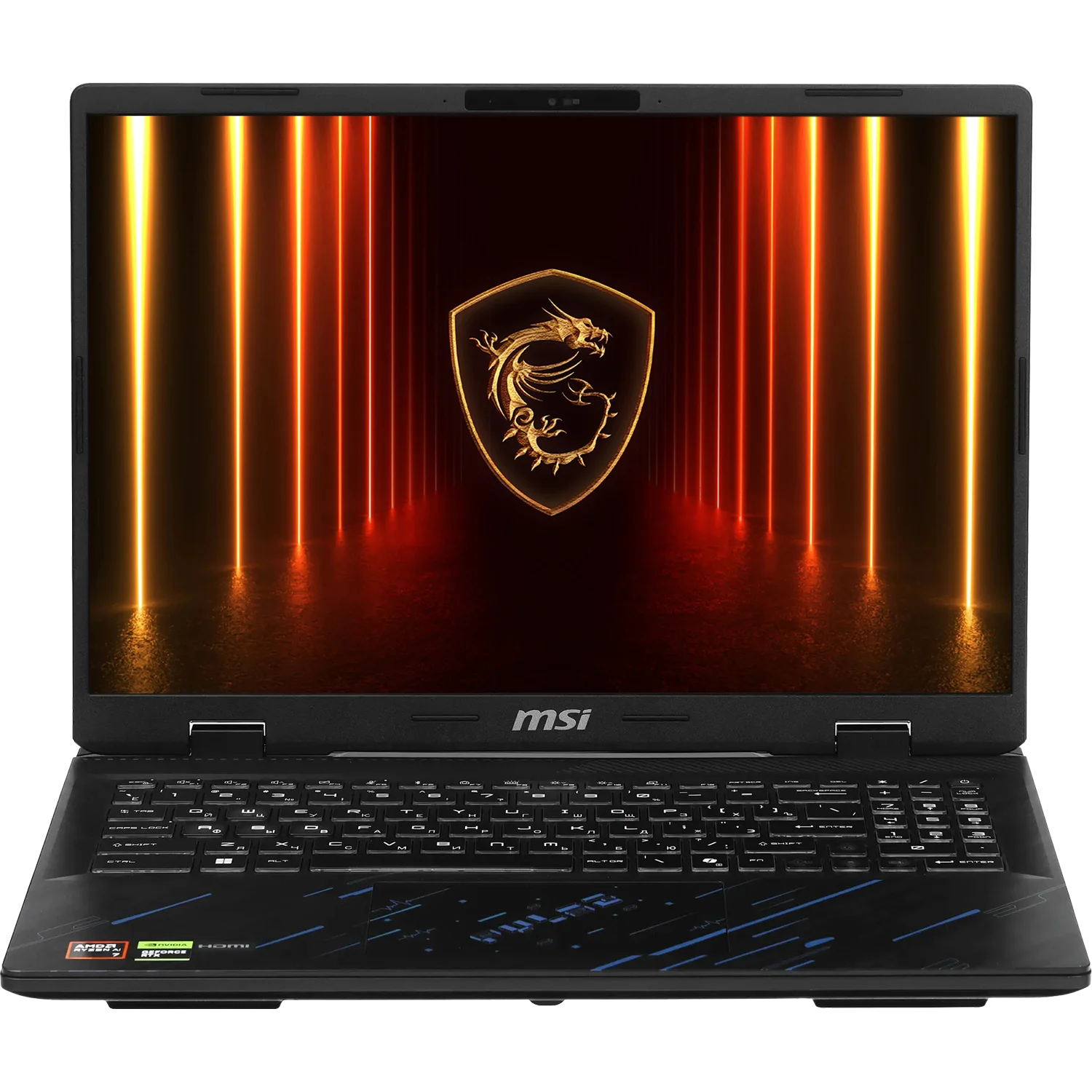 Ноутбук MSI Pulse A16 AI+ C3HWFKG-031XRU Ryzen AI 7 350 32Gb SSD1Tb NVIDIA GeForce RTX 5060 8Gb 16" IPS QHD+ (2560x1600) FreeDOS black WiFi BT Cam (9S7-15PK11-031)