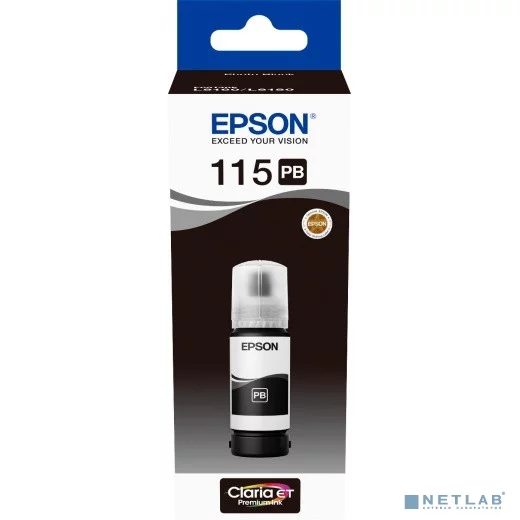 Чернила/ Epson 115 EcoTank Photo Black ink bottle (C13T07D14A)