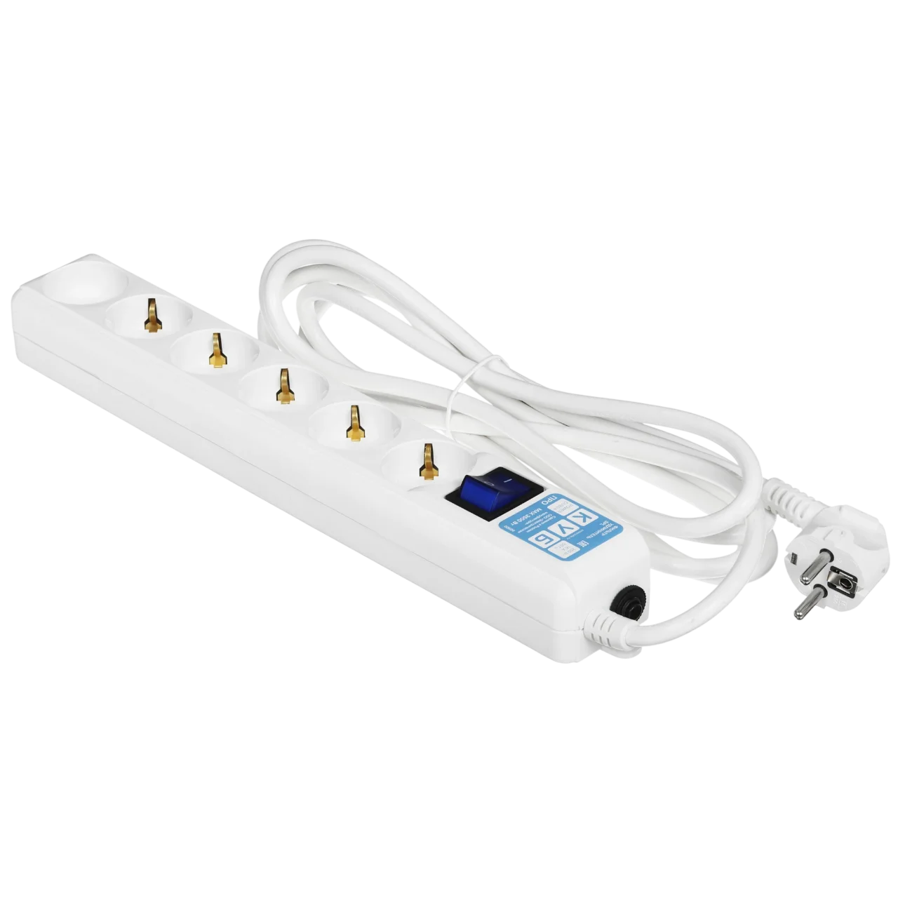 Фильтр-удлинитель Power Cube PRO, 3,0 м 6 розеток, LC контур, 16А/3,5кВт (SPL6-16-P-3M)