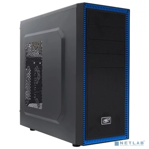 корпус Deepcool TESSERACT BF (one black fan) без БП, черный, ATX
