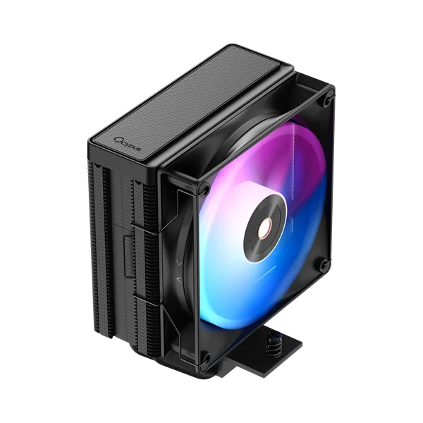 Кулер для процессора Ocypus Delta A40 BK ARGB, 120mm ARGB FAN, Top Panel, 4 HEAT PIPES, 4-PIN PWM, 500-2000 RPM, 29DBA, HYDRO BEARING, LGA115X/1200/1700/18XX, AM4/AM5