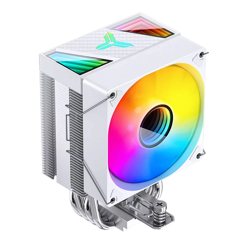 Кулер для процессора/ CPU Cooler JONSBO CR-1400 V2 ARGB (180W, 4-pin PWM, 133mm, Al/ Cu, 4x6mm, ARGB, 1x92mm, 38.2CFM, 33.8dBA, 2200RPM, S: 1700/ 1200/ 115X, AM4/ AM5 White) (CR-1400 V2 ARGB WHITE)