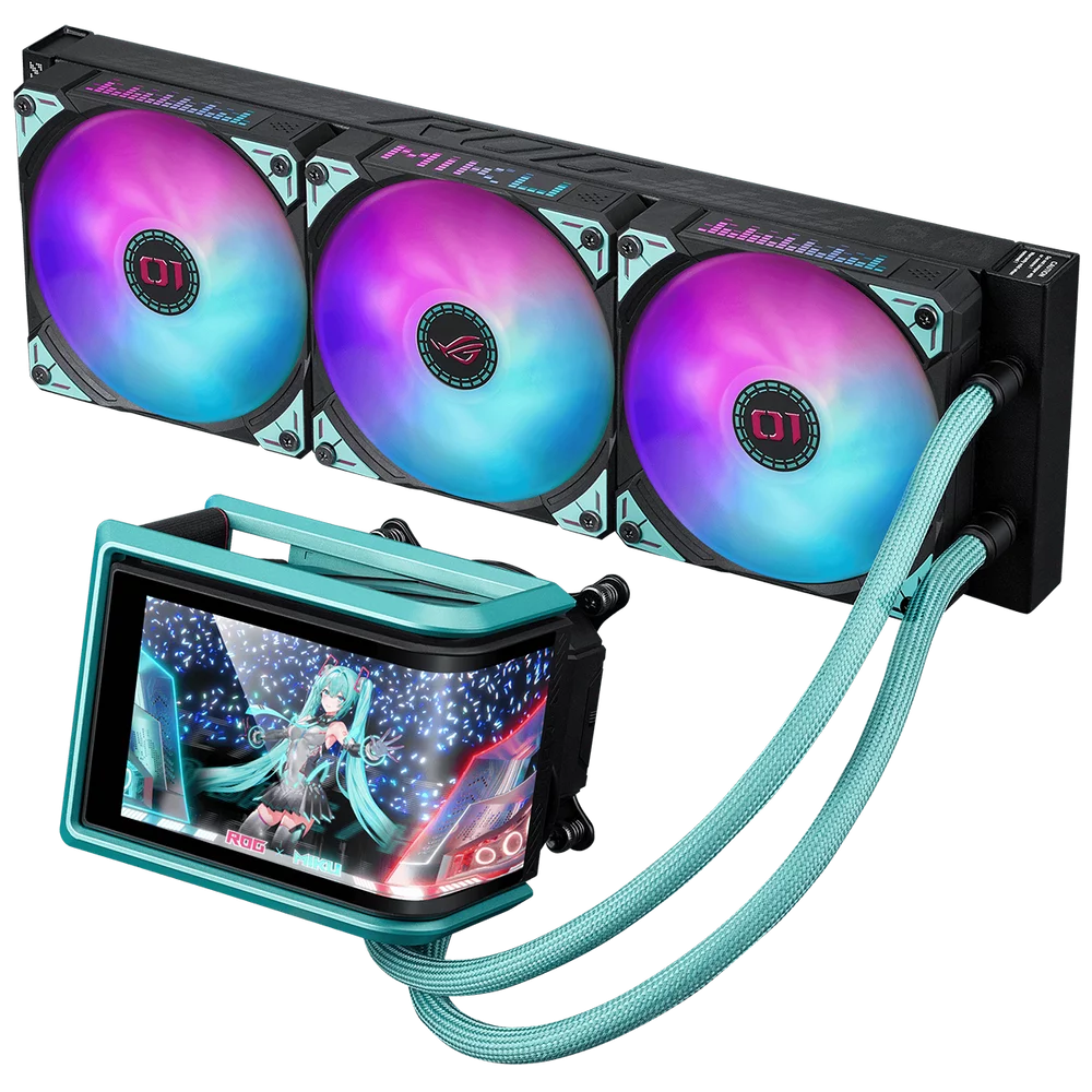 Жидкостная система охлаждения ASUS ROG RYUO IV 360 ARGB MIKU (90RC01P1-B0EAY0)