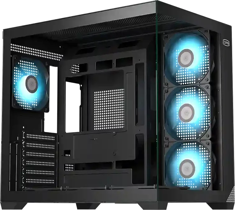 Корпус PcCooler C3T700 BK черный без БП ATX 10x120mm 6x140mm 1xUSB3.0 1xUSB3.1 audio bott PSU