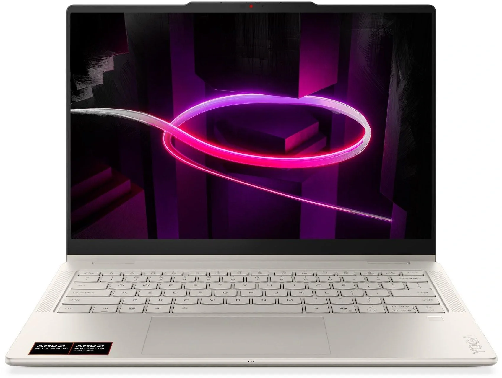 Ноутбук Lenovo Yoga 7 2-in-1 14AGP11 Ryzen AI 7 445 24Gb SSD512Gb AMD Radeon 840M 14" OLED Touch WUXGA (1920x1200) Windows 11 Home beige WiFi BT Cam (83TD0083RK)