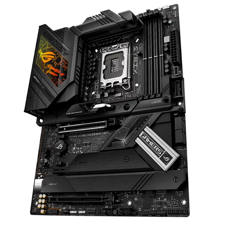 Материнская плата ASUS ROG STRIX Z790-H GAMING WIFI, LGA1700, B760, 4*DDR5, HDMI+DP, 4xSATA3 + RAID, M2, Audio, Gb LAN, USB 3.2, USB 2.0, ATX (90MB1E10-M0EAY0)