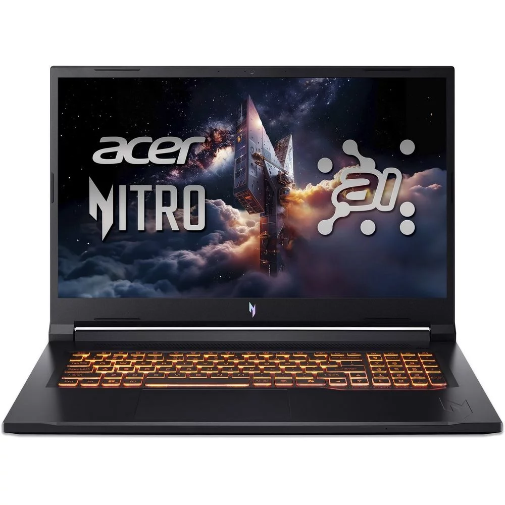 Ноутбук Acer Nitro V 17 AI ANV17-41-R9Q9 AMD Ryzen 7 260/16Gb/SSD1Tb/RTX5060 8Gb/17.3"/IPS/QHD/2560x1440/165Hz/NoOS/Black (NH.QYVCD.007)