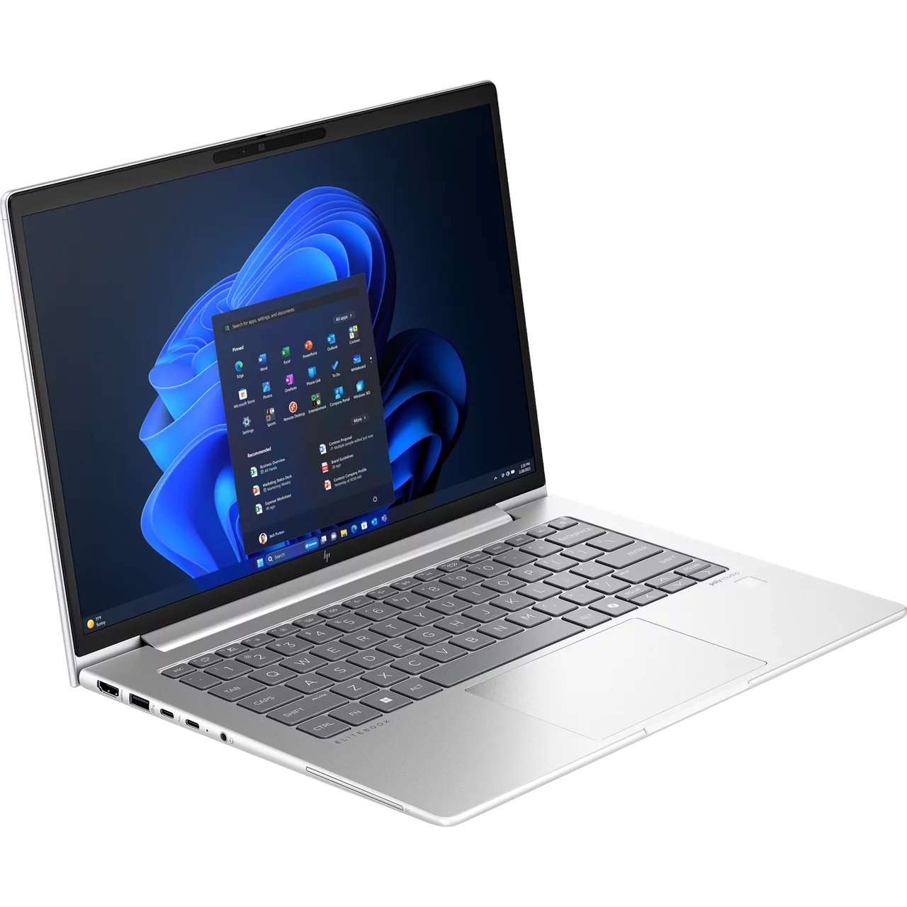 HP EliteBook 640 G11 14"(1920x1080)/Intel Core Ultra 5 125U(1.3Ghz)/16384Mb/512SSDGb/noDVD/Int:Intel Iris Xe Graphics/Cam/BT/WiFi/65WHr/war 1y/1.39kg/Pike Silver /DOS (A23E7EA#BH5)