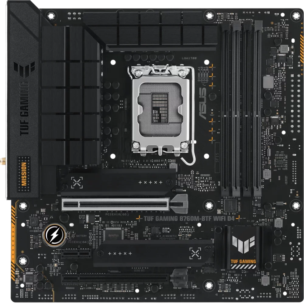Материнская плата/ TUF GAMING B760M-BTF WIFI D4 (90MB1E50-M1EAY0)