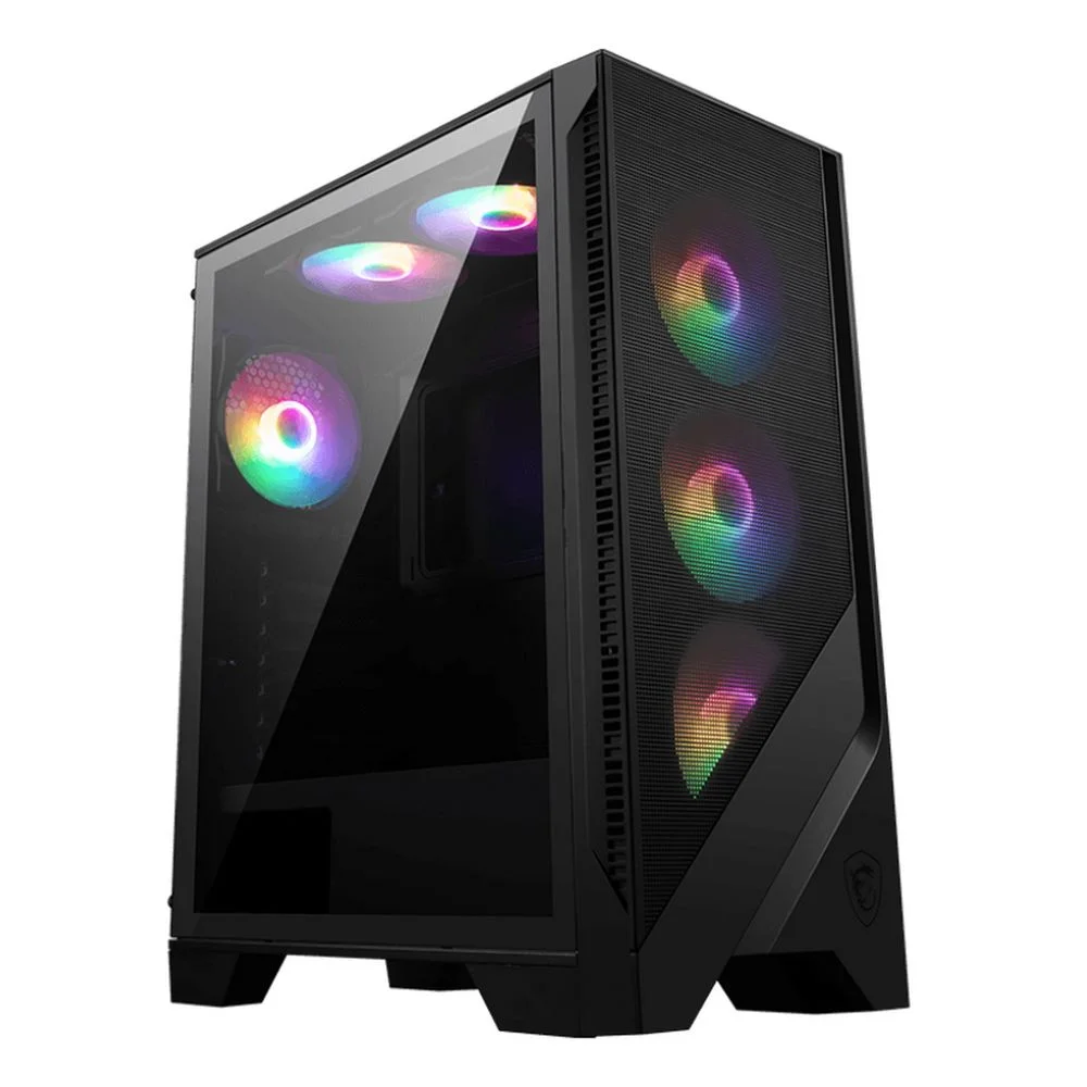 Корпус для Компьютер MSI Bad Pack MAG FORGE 120A AirFlow Mid-Tower, ATX, 2xUSB 3.2, Audio I/ O, 6x120mm autoRGB Fan PWM RGB PWM Control Board, Tempered Glass Window, 306-7G23A21-809 / 306-7G23A41-HH9 (306-7G23A41-HH9||BP)