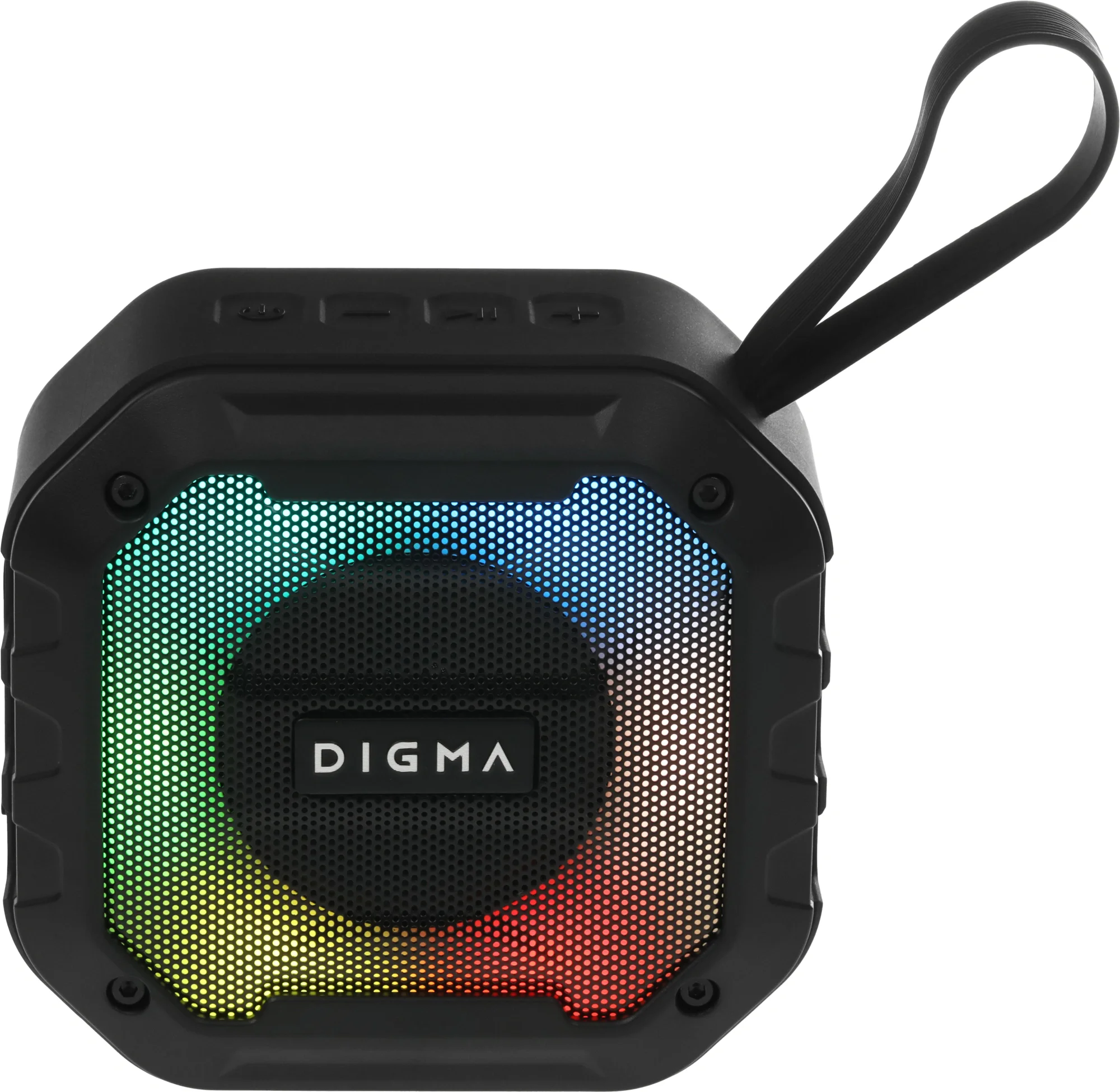Колонка порт. Digma D-PS1501 черный 10W 1.0 BT 10м 1500mAh (DPS1501)