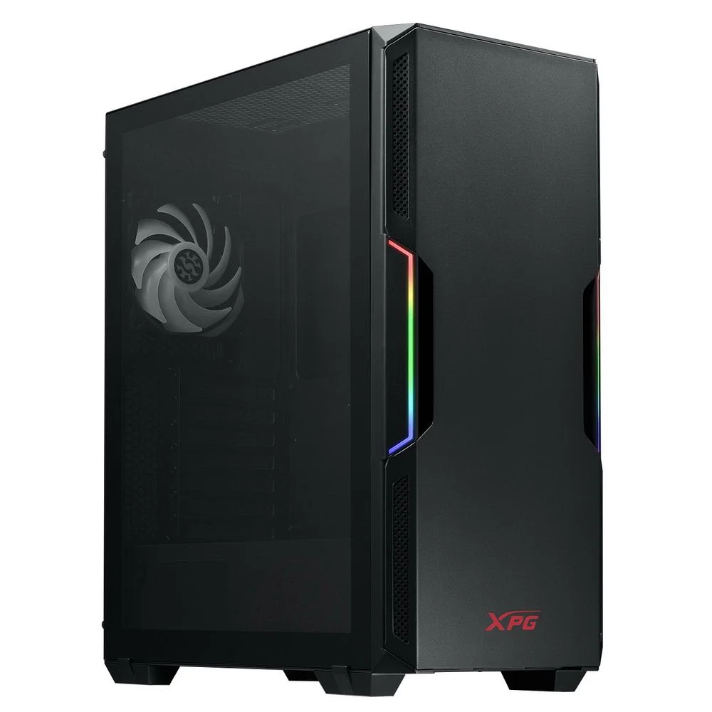 ADATA XPG STARKER черный Mid-Tower, Micro-ATX, Mini-ITX, Standard-ATX, USB 3.2 Gen1 Type-A (STARKER-BKCWW)