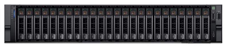 Шасси серверное DELL PowerEdge R760 2U/ 24SFF(8 universal)/ 2xHS/ H755/ 2xGE/ 6VHPerf Fan/ RC2/ bezel/ noTPM/ IDRAC9 ent/ rails/ 1YWARR(210-BDZY) (R760-24SFF-02NT)