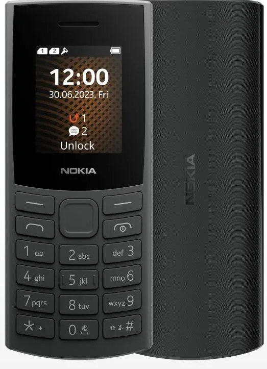 Мобильный телефон Nokia 106 DS TA-1564 черный моноблок 1.8" 120x160 Series 30+ GSM900/ 1800 GSM1900 (1GF019BPA2C03)