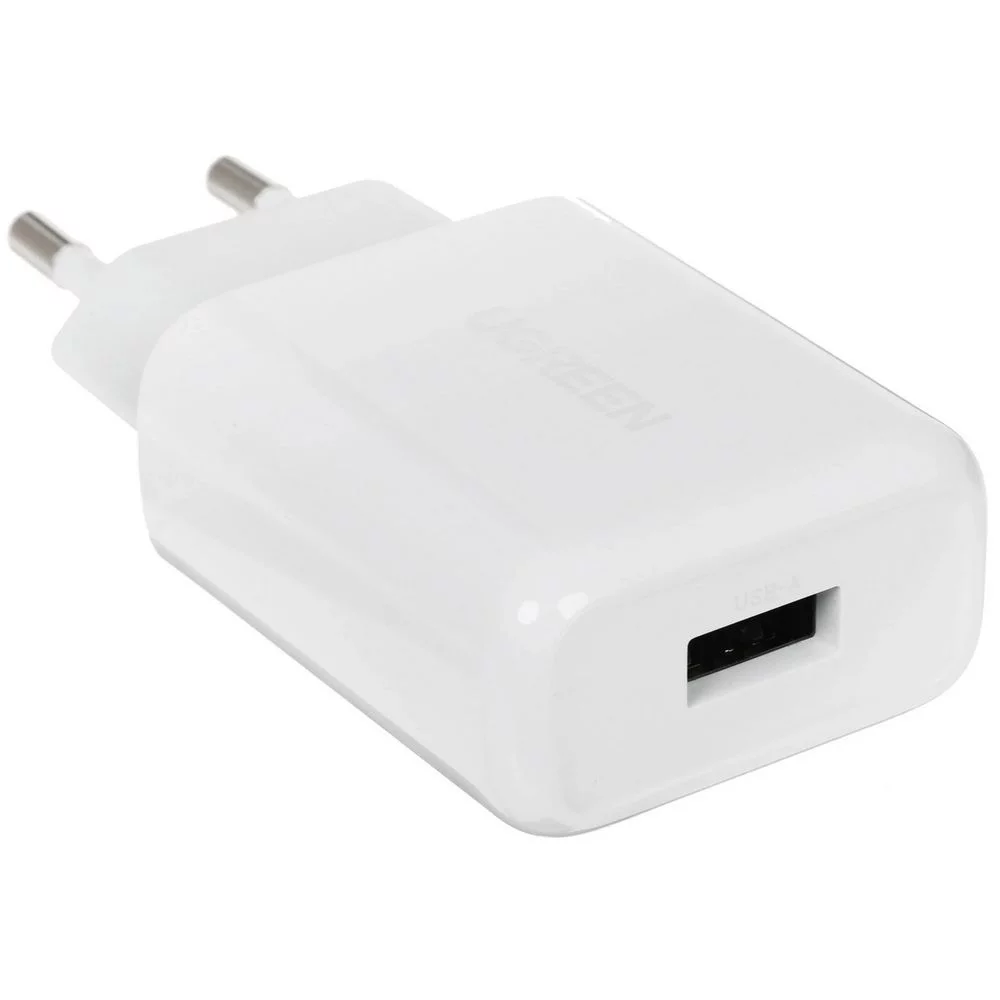 Зарядное устройство UGREEN CD122 (10133) USB-A QC 3.0 18W Fast Charger EU. Цвет: белый (10133_)