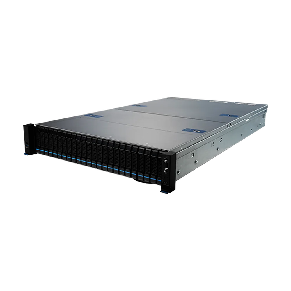 Серверная платформа MSI S2206-04 Rack 2U, 2xAMD EPYC SP5, 24xDDR5/6400, 24x2.5 (16xU.2 NVMe + 8xSATA/SAS), 2xM.2 2280 PCIe3x2, 3xPCIe5 x16 + OCP3.0, 2x1GbE + Mgmt, 2x1600W