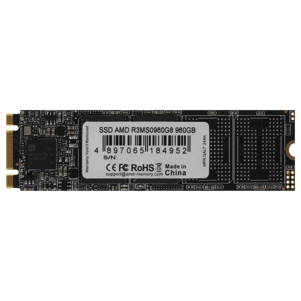 Накопитель SSD AMD SATA 960GB R3MS0960G8 Radeon M.2 2280